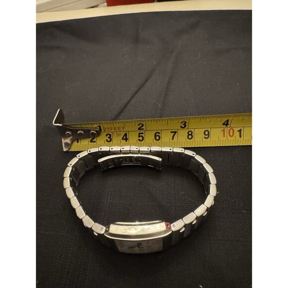 Coach Signature C rectangular watch stainless steel bracelet - Picture 6 of 9